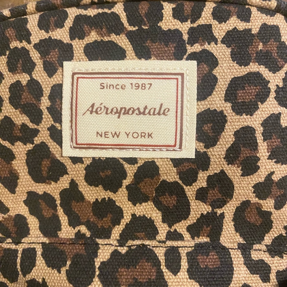 Aeropostale animal print backpack
